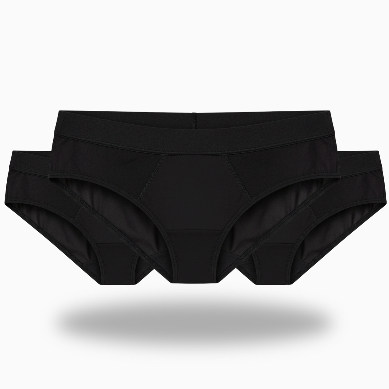 Pack culottes fuites urinaires lavables Eliva - Modèle noir disponibles