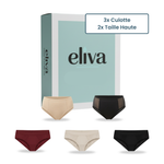 Pack 5 Culotte (3x Culotte / 2x Taille Haute)