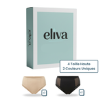 Pack 4 Taille Haute (2 Couleurs Uniques)