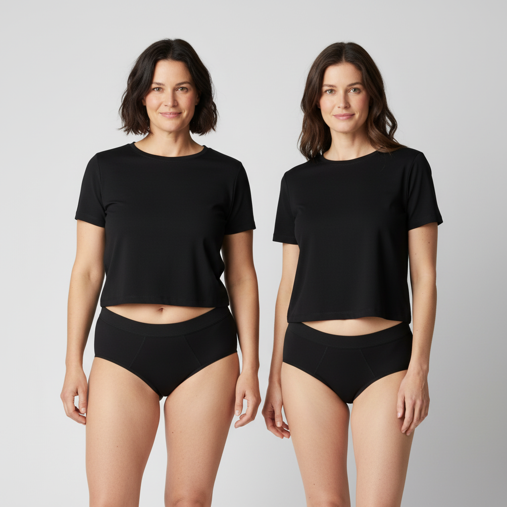 Culottes incontinence femme en situation - Protection discrète au quotidien
