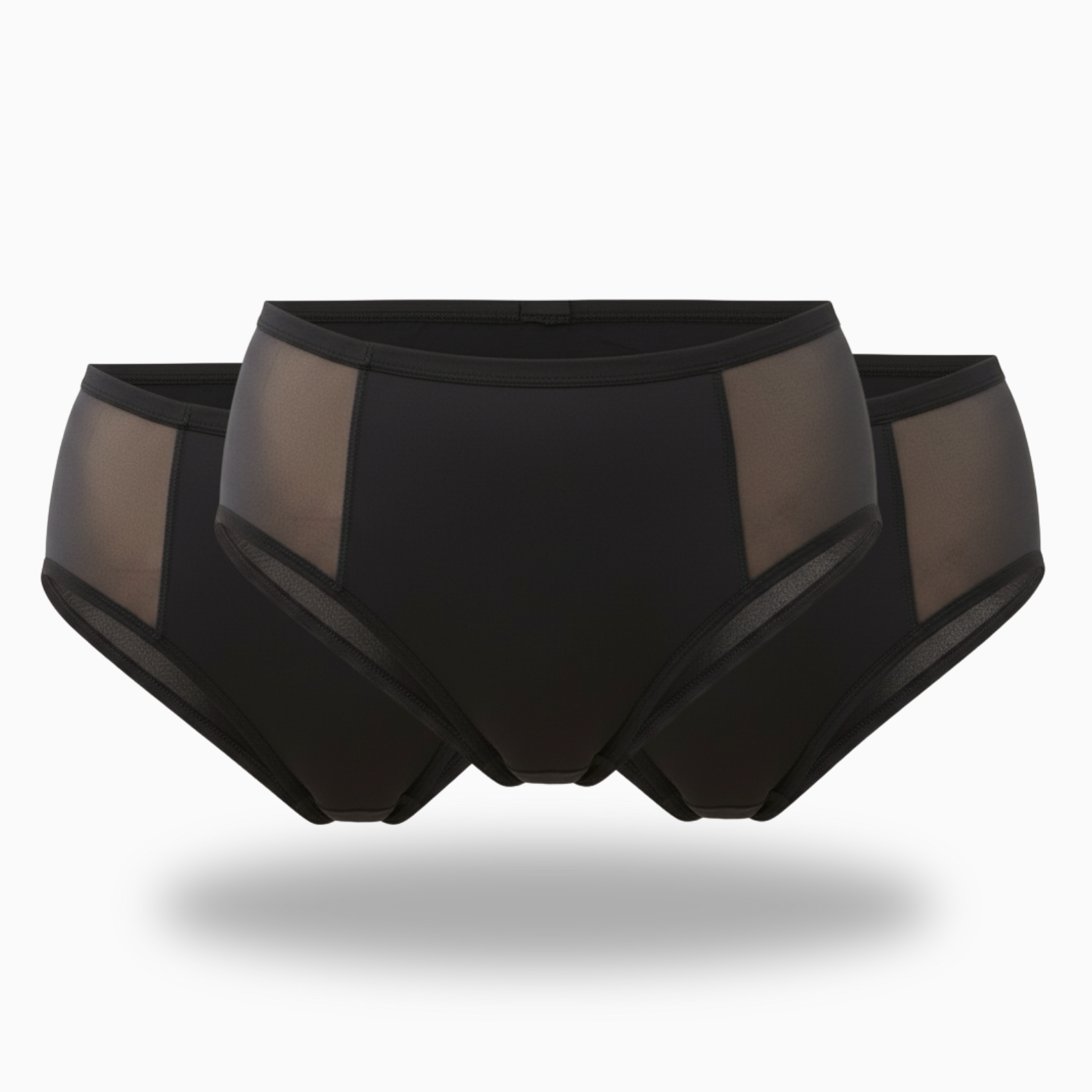 Pack culottes fuites urinaires lavables Eliva - Modèle noir disponibles